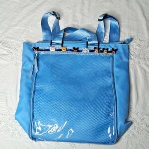 Charming Blue Kids Backpack with Character Accents